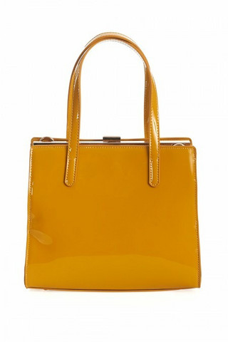 Sherry Lady Handbag, kiiltonahkainen käsilaukku