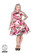 Audrey 50s Cream Flower Swing Dress, kellomekko