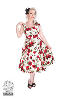Ditsy Rose Floral Summer Dress, kellomekko