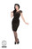 Black Mesh Lace Wiggle Dress (S,M)