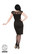 Black Mesh Lace Wiggle Dress (S,M)