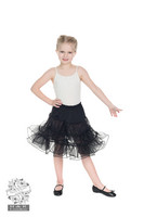 Kids Petticoat In Black lasten tyllialushame musta