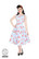Audrey's Car Hop Swing Dress, kellomekko (XS)