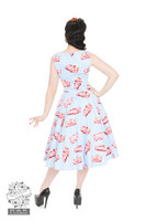 Audrey's Car Hop Swing Dress, kellomekko (XS)