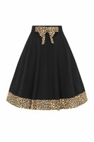 Rock'n Roll Leopard Swing Skirt