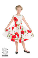 Opium Poppy Floral Dress -lasten kellomekko