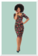 Dolores Midnight Floral Pencil Dress, kynämekko