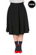 Sophicated Lady Swing Skirt,  musta swing-hame
