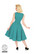 La Rosa Dotty Swing Dress,  vihreä kellomekko