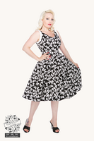 Bow Print Sophia Dress, kellomekko