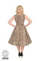 Zabrina Leopard Print Swing Dress, kellomekko