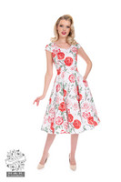 Rosie Floral Swing Dress, kellomekko