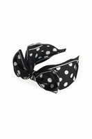 Lulu Hairband, pallokuvioinen rusettipanta