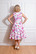 Penelope Floral Swing Dress, pinkki kellomekko