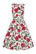 Hazel Floral Swing Dress, ruusukuvioinen kellomekko