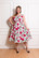 Hazel Floral Swing Dress, ruusukuvioinen kellomekko