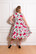 Hazel Floral Swing Dress, ruusukuvioinen kellomekko