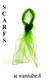 Chiffon scarf, lime