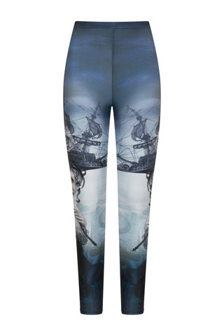 5500 HELL BUNNY RAVENTIDE LEGGINGSIT