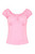 6505 HELL BUNNY MELISSA TOP, CANDY PINK