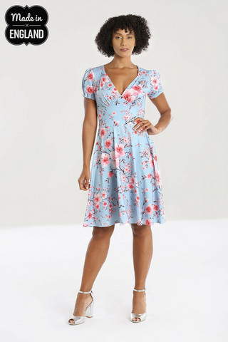 40145 HELL BUNNY JULIANNA MEKKO - valmistuksessa käytetty kierrätysmateriaalia