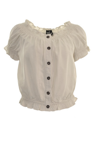 60047 HELL BUNNY SOLEDAD TOP, IVORY
