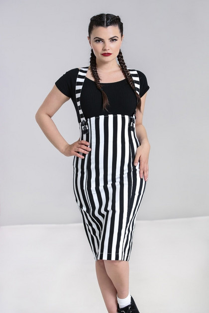 Womens Plus Size Dresses Preppy Plain Deep V Neck Pinafore Black 1XL -  Walmart.com