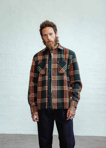 60040 CHET ROCK CORSAIR rouhea ruudullinen paksu päällyspaita