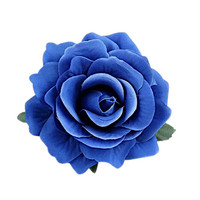 Bohemian flower,  royal blu