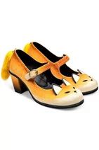 HCD121 FOX Mary Jane Pump, mid heels