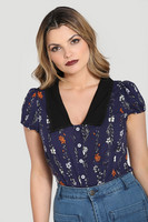 60205 HELL BUNNY ASTA BLOUSE