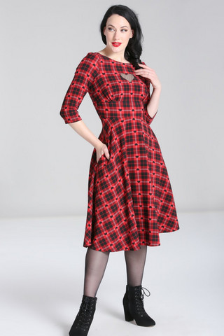 40359 HELL BUNNY DATE NIGHT MIDI DRESS