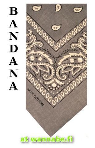 bandana, grey