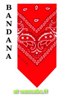 bandana, red