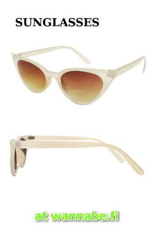 Happy Cat sunglasses, cream