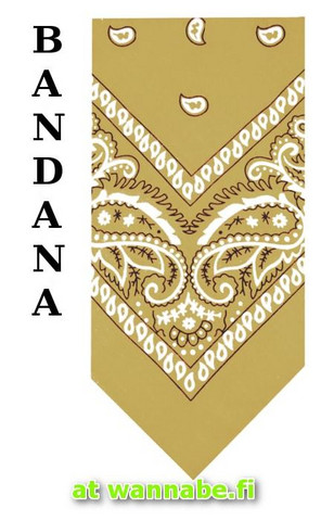 bandana, beige