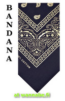 bandana, navyblue