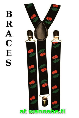 braces, cherry