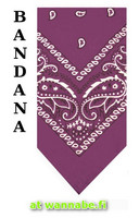 bandana, purple