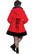 8016 HELL BUNNY SARAH JANE COAT, RED