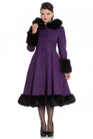 8057 HELL BUNNY ELVIRA TAKKI, purple