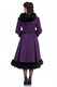 8057 HELL BUNNY ELVIRA TAKKI, purple