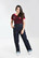 5459 HELL BUNNY WESTON DENIM JEANS, NVY