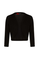 6630 HELL BUNNY MAGGIE BOLERO, BLACK