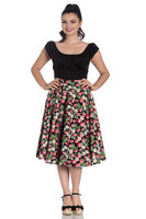 5482 HELL BUNNY STRAWBERRY SUNDAE 50´S SKIRT