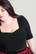 60155 HELL BUNNY PHILIPPA TOP, BLK
