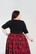 60155 HELL BUNNY PHILIPPA TOP, BLK