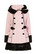 8016 HELL BUNNY SARAH JANE COAT, PINK