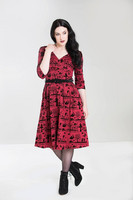 4851 HELL BUNNY ANDERSON 50´S DRESS, RED