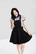 4879 HELL BUNNY DAKOTA LAPPUMEKKO, BLK